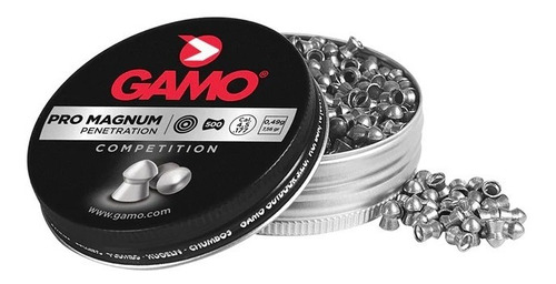 Chumbos Gamo Pro Magnum Cal 6,35mm X 175 Uni Caza Chumbera