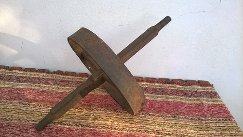 Antigua Rueda Hierro Tipo De Carretila, Chica, Rara 29cm