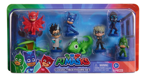 Pjmasks Comedible Figura Set 8 Piezas