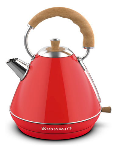 Hervidor Design Rojo 1,7 L Easyways