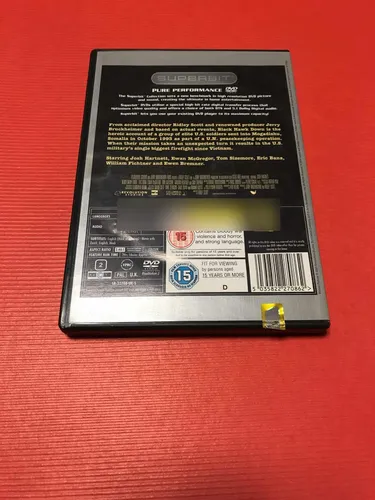 La Caida Del Halcon Negro Dvd Superbit Subtítulos En Inglés (Usado)