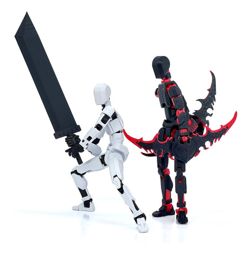 Cddgl 2 Figura Articulada Dummy Multi-jointed Movable Con Soporte