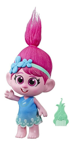 Brinquedo Boneca Trolls World Tour Grande Poppy Hasbro E6715