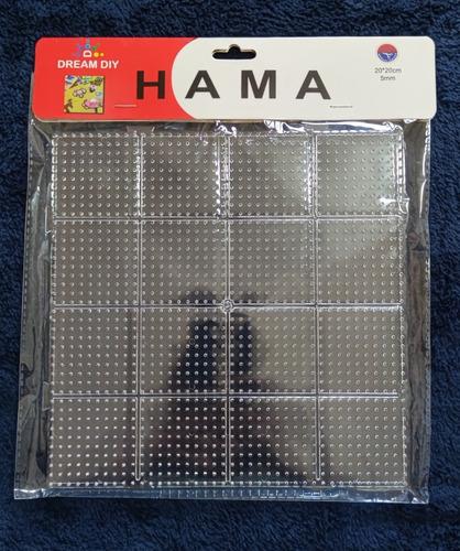Placas 5mm Hama Beads Cuadradas 20x20cm 