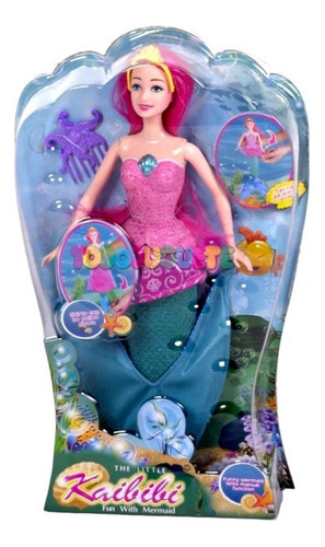 Muñeca Mágica Sirena Y Princesa Con Accesorios 30m