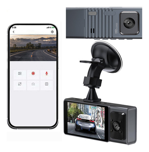 P F Dash Cam Com Gravador Condução Carro Wifi 1080p Fhd