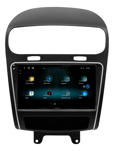 Multimidia Aikon Fóton G3 Freemont 12/17 8+256gb Octa 2k 9p