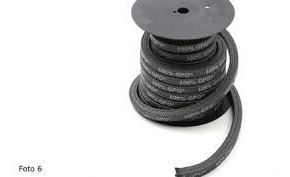 Empaquetaduras Grafito Teflon E-306 =mm 5320 Esp 1/4