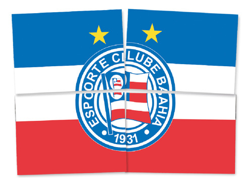 Kit Para Decoracao De Festa Tema Futebol Time Bahia