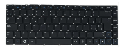 Teclado Samsung Np300v4a Np300e4a Np305v4a Np300e4c Np305e4a Color Negro