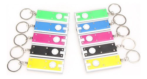 Llavero L, 10 Minilinterna Led Para Acampar