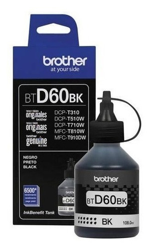 Tinta Brother Black Btd60bk