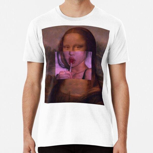 Remera Monalisa Arte Conceitual Algodon Premium