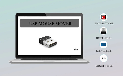 Usb Jiggler Indetectable, Movimiento Mouse Automatico