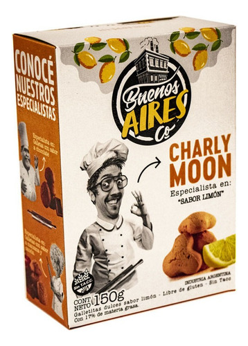Cookies Integrales Limon Charly Moon