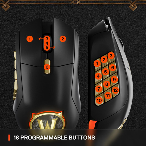 Ratón Para Juegos Steelseries Aerox 9 Wireless Wow Edition