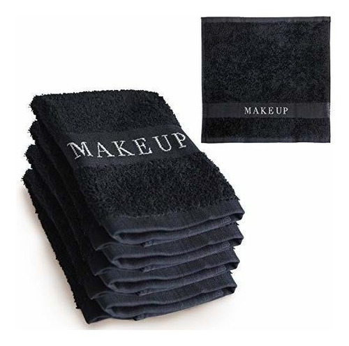 La Toalla De Maquillaje Poco Negro Removedor De Tela (4 Pack