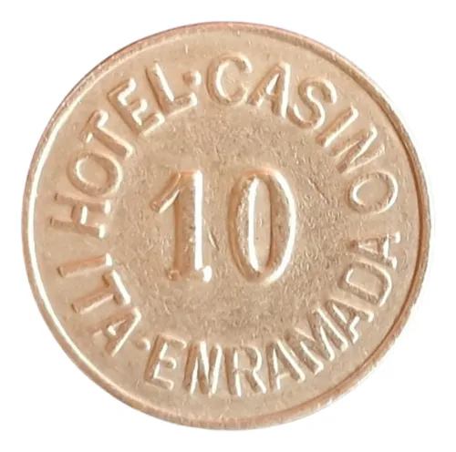 Paraguay Antigua Ficha Hotel Casino Ita - Enramada