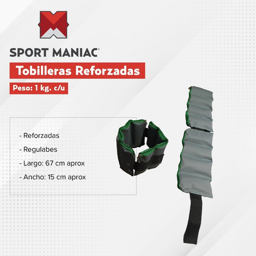 Colchoneta Plegable + Par Tobillera 1 Kg + 2 Mancuernas 1 Kg