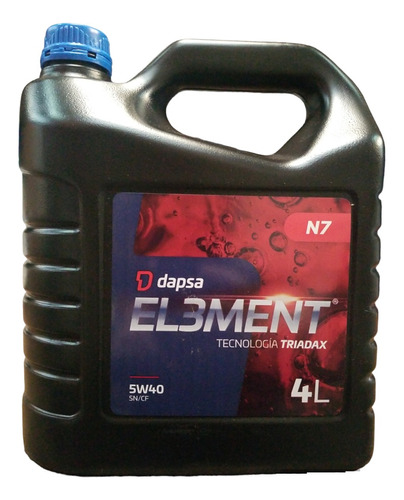 Lubricante 5w40 Dapsa X 4 Litros Sintetico