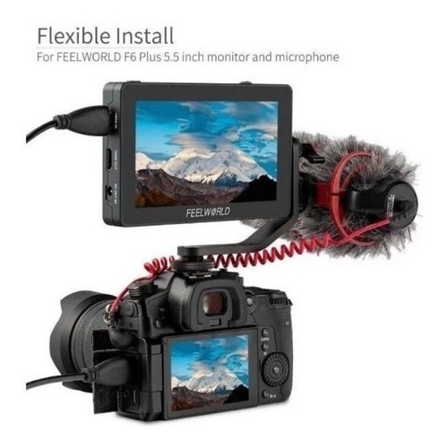 Monitor Dslr Feelword 4k Touch 3d 5.5 Videomaker