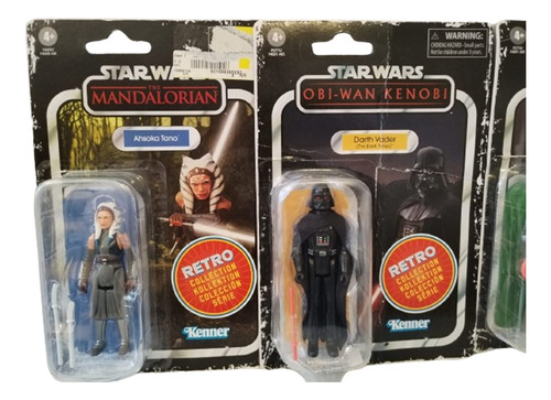 Star Wars Retro9.5cm Darth Vader Y Ahsoka Empaque Condetalle (Reacondicionado)
