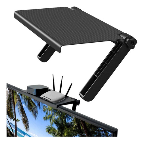 Soporte Estante Ajustable 360 En Tv Para Canalera Ub