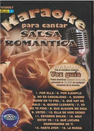 Dvd - Karaoke / Salsa Romantica (df) - Original Y Sellado