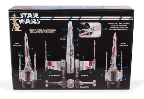 MPC 948 Star Wars X-WING figther 1/63 Snap