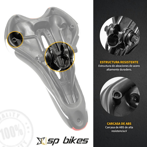 Imagen 6 de 9 de Asiento Para Bicicleta Negro Sport Antiprostatico Vzr
