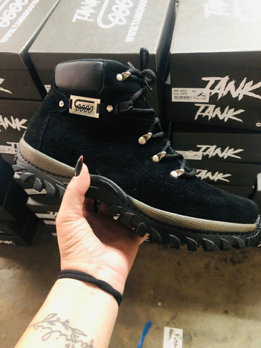 Imagem 5 de 5 de Bota Adventure Masculina Couro Legitimo Palmilha Gel