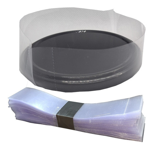Imagem 6 de 6 de .mil Lacres Para Tampa Metal 113mm Diâmetro Termoencolhível