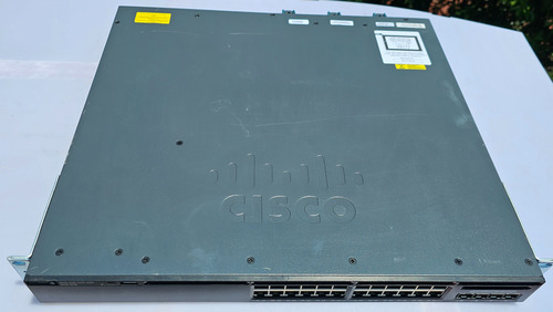 Switch Cisco Ws-c3650-24td-e Gigabit Gibics A 10g Capa 3 (Usado)