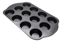 Comprar Molde Para 12 Muffins Ekco 6 Piezas Teflon Acero Inoxidable