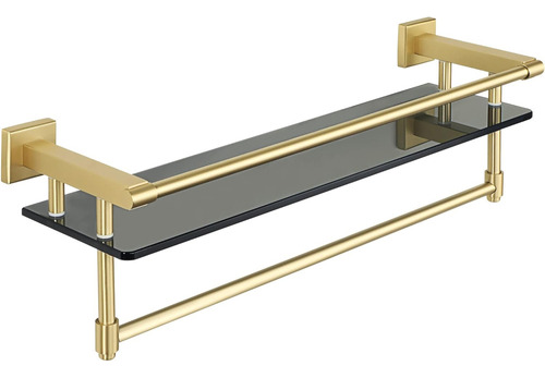 Estante De Baño Alise Glass Shelf Sus 304 De Acero Inoxidabl