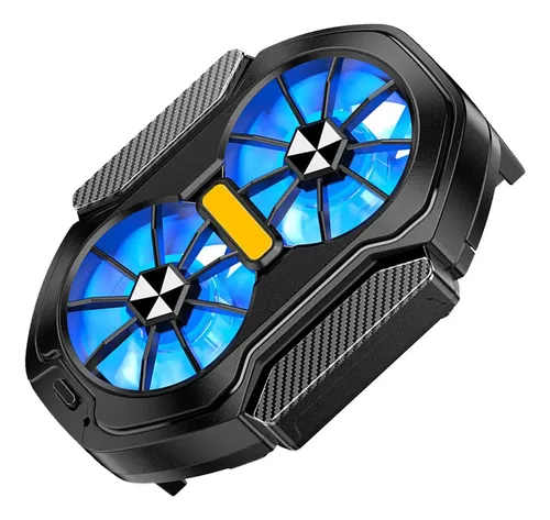 Refrigerador Móvil Con Ventiladores Duales – Enfriador Para Teléfono Celular, Batería Integrada De 600mAh, Disipación Rápida Para Juegos Y Streaming