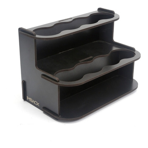 Especiero De Madera Condimentos Estante Frasco Tapa Doble X8