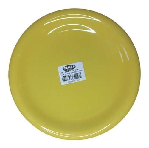 Imagen 3 de 5 de Plato Postre Cerámica Blanca Colores Crmk Playo 20cm Palermo