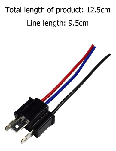 Conector Adaptador Macho 9003 H4 30 Fotos, 1 Par