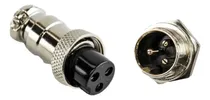 Comprar 10 Juego Conector Ficha Din Macho Hembra 3 Pines 3p Mic Htec