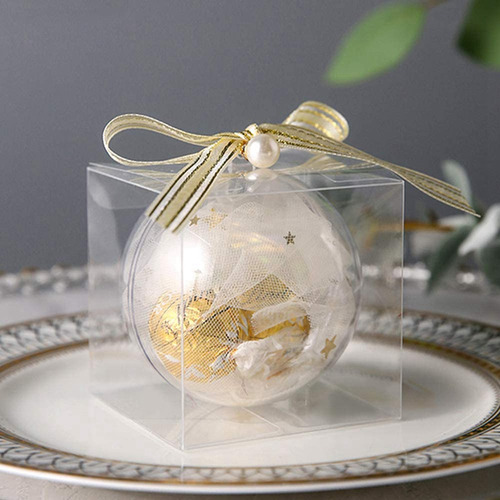100 Cajas De Plástico Transparente Para Regalos, Caja De Emb