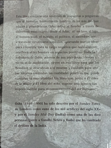 El Libro Del Hombre * Osho *