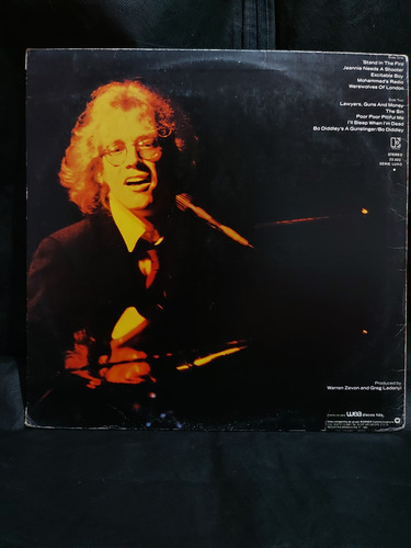 Raríssimo Lp Vinil Warren Zevon - Stand In The Fire 1981 (Usado)