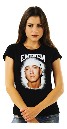Polera Mujer Eminem Face Logo Slim Shady Abominatron