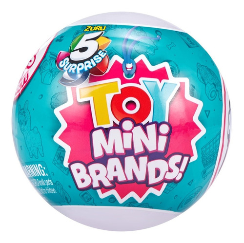 Toy Mini Brands Con 5 Sorpresas Juguetes Miniaturas Zuru