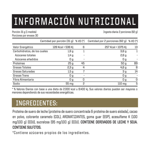Suplemento en polvo ENA Sport True Made Whey Protein proteínas sabor cookies & cream en pote de 930g