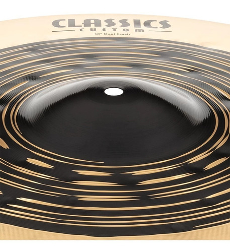 Imagen 4 de 5 de Platillo Meinl 18 Dual Crash Classic Custom Dual Cc18duc