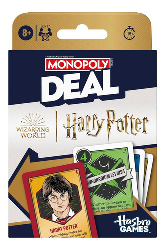Monopoly Deal Harry Potter | Juego De Cartas Familiar