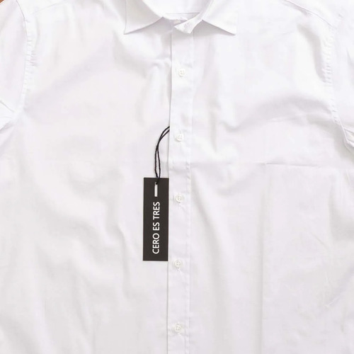 Camisa Regular Clásica Premium Hombre Cero Es Tres