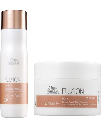 Wella Professionals Fusion Kit Shampoo 250ml + Máscara 150ml
